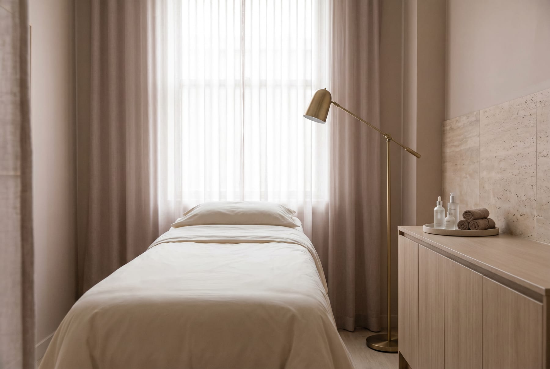 Treatment room at Zone Beauty Studio - Kettering